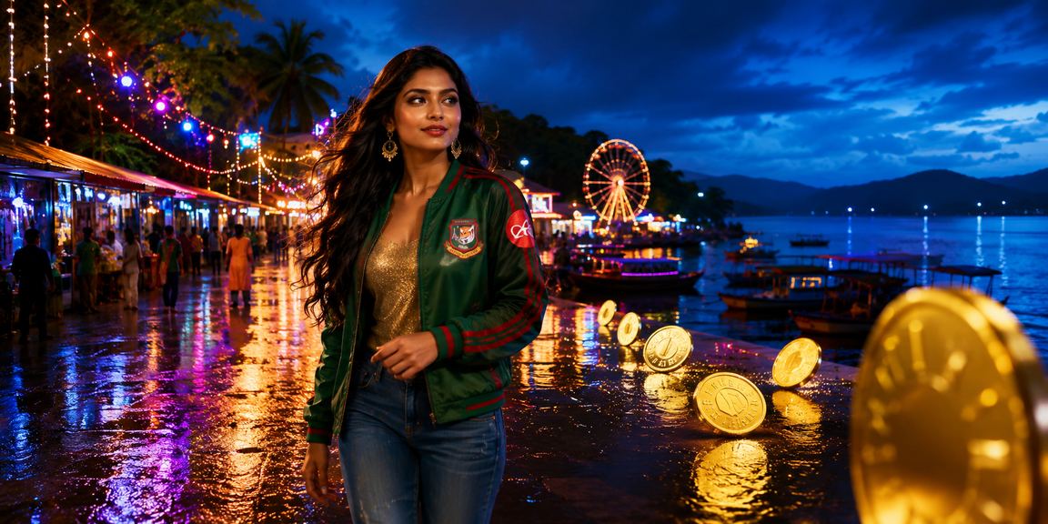 রাঙামাটির নাইট মার্কেটে ক্রিকেট বেটিং উপভোগরত ভক্তরা
